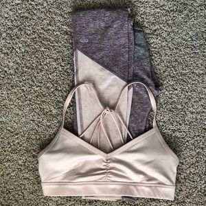 ALO legging and matching bra